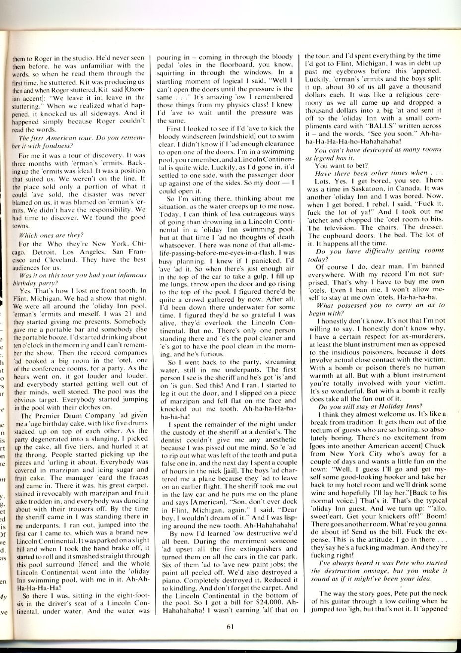 The Who - Ten Great Years - Page 61